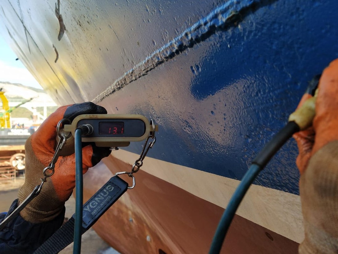 Замеры остаточных толщин